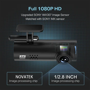 LF9 Pro WiFi Tabuli Kamera 1080P Full HD Auto DVR Nočné Videnie G-senzor Hlasových pokynov Dash Cam Jazdy Záznamník Vianočný Darček