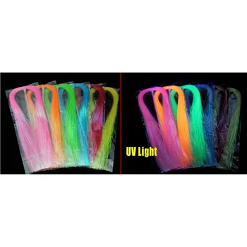 Tigofly 6 rôzne farby Žiarivky UV Flashabou 0.36 mm Šírka Pozlátko Flash Crystal Flash Fly Rybárske Viazanie Materiálov