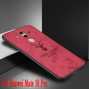 Pre Huawei Mate 10 pro prípade Handričkou vzor mate10 prípade zadný kryt silikónové mäkké hrany shockproof business capa Mate 10Pro mužov prípade