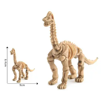 24pcs Dinosaura Petrifaction Kostry, Rôzne číselné Údaje Dino Kosti, Vzdelávacie Darček pre Vedu Hrať, Dino Piesku Kopať