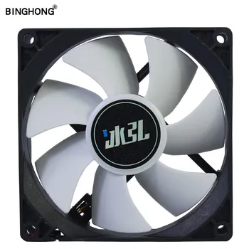 BINGHONG 90 mm Ventilátor PC Chladičom Počítač Prípade Silent CPU Chladenie, Tichý RGB, DC 12V Upraviť Spe Vysokej kvality, dlhšia životnosť