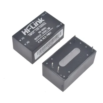 5 KS HLK-PM01 AC-DC 220V 5V mini napájací modul,inteligentné domáce switch modul napájania