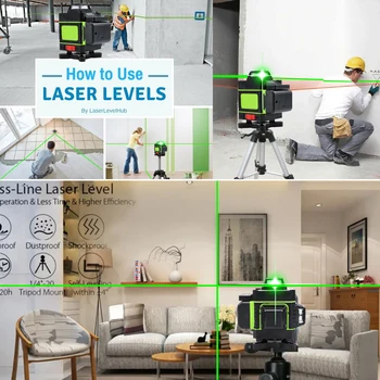 4d Laser úroveň self-vyrovnanie 360 laser úroveň 3d nivel laser konštrukcia úrovni stavebné náradie herramientas de construccion