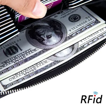 Anti RFID Originálne Kožené pánske Držitelia Kreditných Kariet Blokovanie Peňaženky Business Veľkú Kapacitu, ID Ochranu Karty Prípade Pre Ženy
