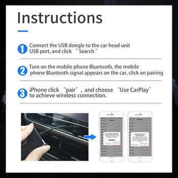 Carlinkit 2.0 Pre Apple Wireless Carplay2ir Aktivátor pre Audi A3 A4 A5 A6 Q3 Q5 Auto Connect