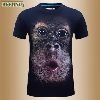 Muži oblečenie 2020 Najnovšie Harajuku Opice 3D Tlače v Pohode T-shirt Muži/Ženy Krátkym Rukávom Letné Topy, Tričká animal tričko Fashion