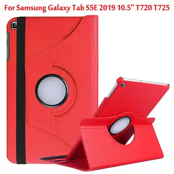 360 Rotujúce obal Pre Samsung Galaxy Tab S5 10.5 2019 T720 T725 Stojan PU Kožené Kryt Pre SM-T720 SM-T725 10.5 palcový Kryt Funda