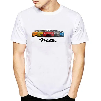 Cool Supercar maza Funny autá T-shirt Mužov letné topy Klasický Muž, biela camisetas harajuku hip hop tričko