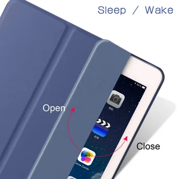 Prípad pre Nový iPad 9.7 palca 2017 2018, ZVRUA Hurá Farba PU Smart Cover Prípade Magnet prebudiť spánok model A1822 A1823 A1893 A1954