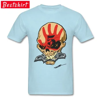 Nový Príchod Hiphop Geek Gotický Ukrajina Tričko Retro Päť Prst Smrti Lebky Punk Rock T-Shirt Pre Mužov Cool Tees Grafika
