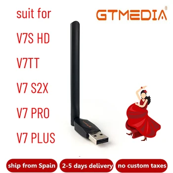 Gtmedia 2,4 GHz, Usb Anténu Wifi Dongle Pre GTMEDIA V7 PRO V7 TT V7 S2X V7 Plus V7S Hd Satelitný Prijímač, Wifi, Lan, Wifi Adaptér