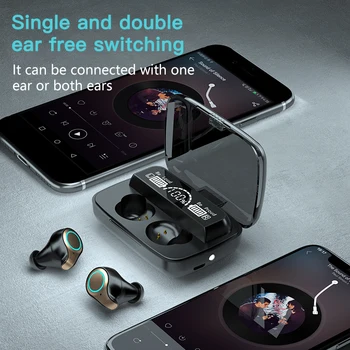 3500mah TWS 5.0 Bluetooth Slúchadlá Bezdrôtové Slúchadlá, LED Displej, Dotykové Ovládanie Bezdrôtový Headset Herné Slúchadlá F9 TWS