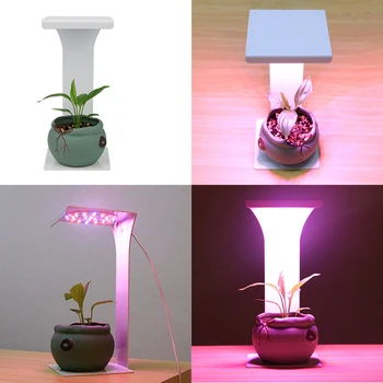 LED Rásť Svetla, Za Stôl Rastliny Domácej Starostlivosti o Rastliny Svetlo Phyto Lampa Pre Rastliny celé Spektrum Lampa S Časovač Pre Vnútorné Succulents