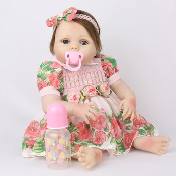 22 palcový reborn baby doll Hračky pre dieťa lol reborn bebe realisticky boneca realistické novorodenca bábiky dievča deti ručné darček Kaydora