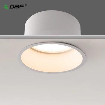 [DBF]Uhol Lúča 60 Stupňov Zapustené LED Downlight 5W 7W 12W 15W Také Hlboké Glare LED Stropné Bodové Svetlo Pic Pozadí