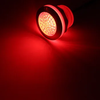 Vodeodolné RGB podvodné LED vaňou svetlo LED hot tub lampa otvor veľkosti 53-55-60-64mm LED Spa light 2-kolíkmi kábel premenlivé farby