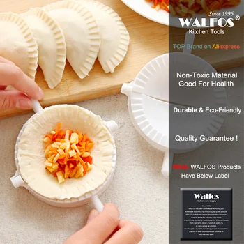 WALFOS 3pieces/set pre potravinársky Plastové Formy Ravioli Cesto Stlačte Pečivo, Knedľa Maker Formy v Rôznych Veľkostiach