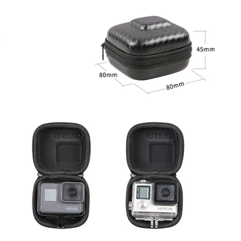 Mini Prenosný Úložný Vak Nepremokavé Ochranné Účtovná Box s kovovou prackou Pre Gopro Hero 4 5 6 7 Akcie Kamery Príslušenstvo