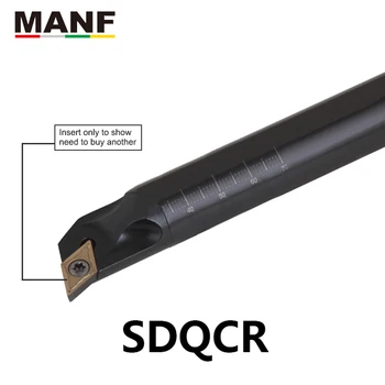MANF 32mm S32T-SDQCR11 CNC Sústruženie Ocele otáčania nástroja sústruhu Frézy vŕtacie nástroje Malá Diera na Spracovanie Interných Vŕtacie Nástroje
