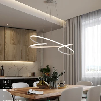 Moderné led prívesok svetlá pre Obývacej izby, Kuchyne, Kancelárie Závesné osvetlenie zariadenie Lesk Avize Prívesok Lampa pre domáce