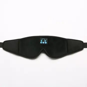 Bluetooth 5.0 Bezdrôtové Stereo Slúchadlá 3D Spánku Maska hlavový most Spánku Mäkké Slúchadlá Spanie Očná Maska Music Headset