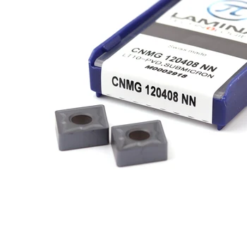 10 kusov LAMINA originálne CNMG120408 NN LT10 valcové otáčania nástroja CNMG 120408 karbidu otáčania kotúča otáčania nástroja