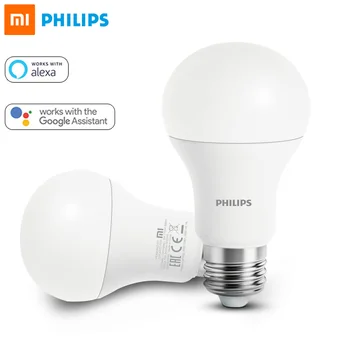 Xiao Smart Biela LED Žiarovka E27 Mi Svetlo APLIKÁCIE, WiFi Skupiny Vzdialenej Kontroly 3000k-5700k 6.5 W 450lm 220-240V 50/60Hz