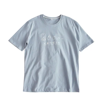Letné Ženy, Krátky rukáv T-shirt Dievčatá Voľné iny Student Japonský Harajuku Roztomilé Mäkké sestra Bežné Bavlna pulóver Topy