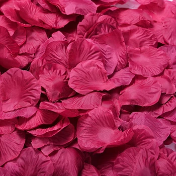 1000 Ks Umelého Hodvábu ružových Lístkov pre Svadobné Dekorácie Romantický 8 farieb Lístkov Pestré Hodvábne Kvetinové Svadobné Doplnky