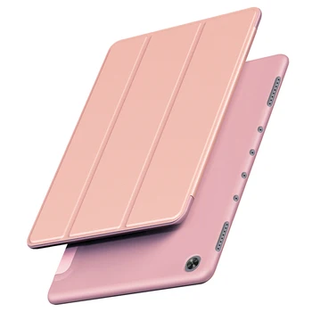 Flip Kožené Prípad Tabletu Pre Huawei MediaPad T5 8.0 palcový Silikónový Kryt Smart Prípade Huawei Honor Pad 5 JDN2-W09/AL00 Fundas Coque