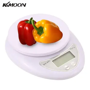 5000g 1g elektronické stupnice WH-B05 Prenosné potravín kuchynská váha Hmotnosť Digital pocket Rozsahu 5 kg