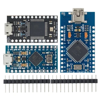 Pro Micro ATMEGA32U4 5V/16MHZ Modul S Zavádzač pre Arduino MINI USB/Micro USB s 2 Riadok Pin Hlavičky pre Arduino