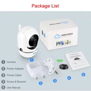 Techage 720P 1080P Wifi IP Kamera Baby Monitor obojsmerné Audio Bezdrôtový PTZ Kamery Automatické Sledovanie TF Karty CCTV kamerový