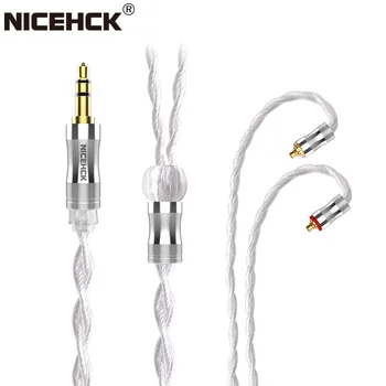 NiceHCK WhiteCrane Upgrade Kábel 4 Core Silver Plated Furukawa Medi Litz Kábel 3,5 mm/2,5 mm/4.4 mm MMCX/0.78 2Pin pre NX7 MK3