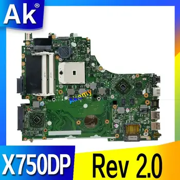 X550DP LVDS Pre Asus X750DP K550D X550D X550DP notebook doske X750DP Rev2.0 doske testované práca