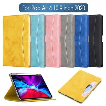 Kryt pre iPad Vzduchu 4 10.9 palcový 2020 Prípade,Multi Pozorovací Uhol Stojan, Kryt pre iPad Vzduchu 4. Generácie Prípade Držiak Ceruzky.