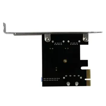USB 3 Rozširujúca Karta PCI-E 2 Hub Port Interného 19pin Karta 4 Piny Moc