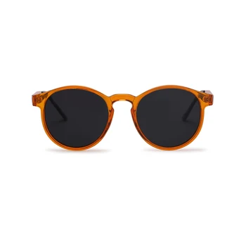 Iways retro polarizované slnečné okuliare ženy muži 2019 módne acetát kolo rám značky dizajnér slnečné okuliare UV400