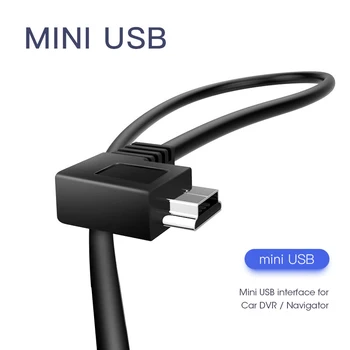 ACC Napájací Kábel Pevného Drôtu Kábel ACC Pevný Vodič Auta Mini USB 2.0 pre Parkovanie Režim Auto DVR Dash Cam Záznamník Zaregistrovať