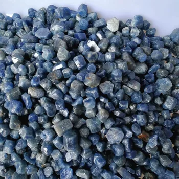 Prírodné Modré Korund monokryštálov Surového Kameňa Vzor Sapphire Vlna Crystal Surového Kameňa 7~10 mm