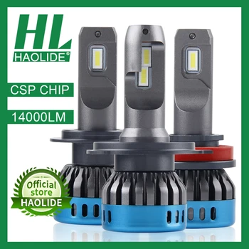 /HL Mini Veľkosť CSP Čip H7 H1 LED Ice Žiarovky pre Auto Svetlomety H11 LED H4 H8 Hmlové Svietidlo HB3 9005 HB4 9006 6000K Auto svietenie