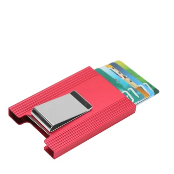 Bisi goro tenký mini hliník kreditnej karty prípade anti rfid na ochranu banka držiteľa karty módne porta tarjetas karta Creative darček