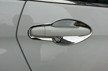 Lapetus Exteriéru Pre Honda CRV CR-V 2012 2013 Chrome Strane Dverí Rukoväť Miska Kryt Nálepky Trim 4 Kus
