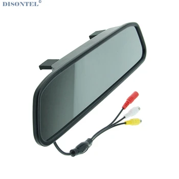 Auto Spätnom Zrkadle Monitor HD Video Automatické Parkovanie Monitor TFT LCD Displej 4.3 alebo 5 palcový displej