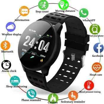 2020 nový náramok inteligentné krvného tlaku, tepovej frekvencie, Šport, Móda smart hodinky muži ženy Fitness tracker vodotesné hodinky