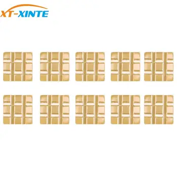XT-XINTE 10pcs/set Medené Chladiace Podložky Chladič, Chladič Pre Notebook Doske Grafická Karta Meď Radiátor Chladič Auta