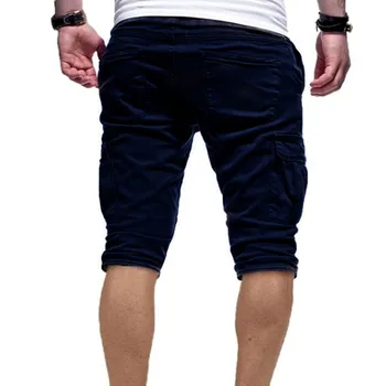 Noví ľudia, Oblečenie Bežné Pol Krátke Nohavice Multi-vrecká Farbou Priedušná Mužské Nohavice na Leto TC21