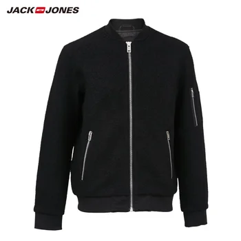 JackJones Mužov Pure Color Business Bežné Vlnené Kabát, Bundu Pánsku| 219427501