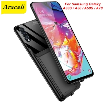 Araceli 10000 Mah Pre Samsung Galaxy A30S A50 A50S A70 Batérie Prípade Inteligentné Nabíjačky Prípade Power Bank A70 Batérie Prípade