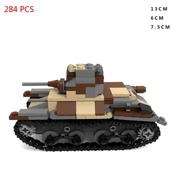 Horúce vojenské WW2 technic vozidiel Japonsko Typ 95 ľahký tank zbrane armády vojny Stavebné Bloky model moc tehly hračky pre dieťa darček